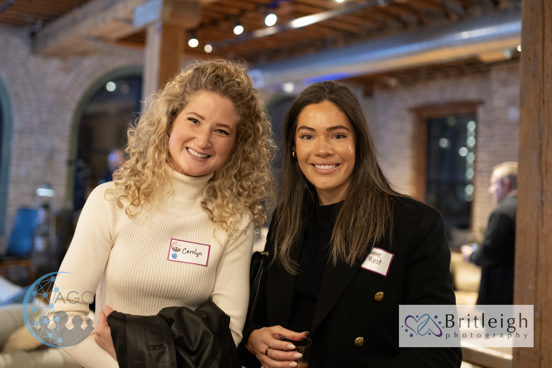 AGC members connecting at an event